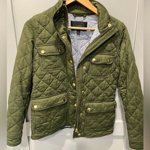 J Crew Quilted Camp Jacket